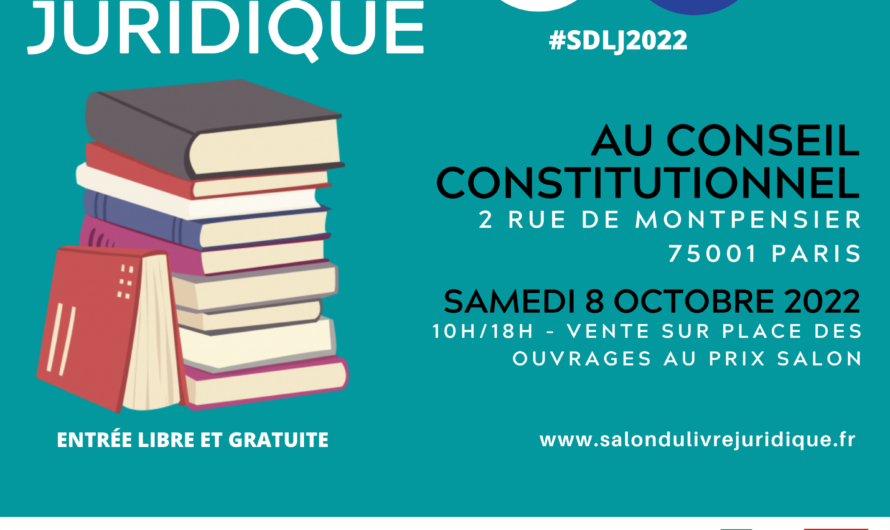 Ma visite au 12e Salon du livre juridique