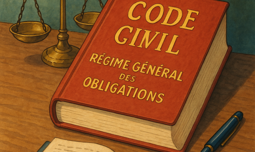 Mon cours sur le Régime général des obligations